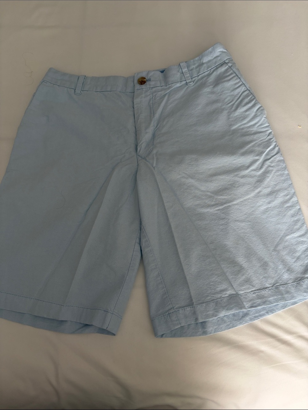 Izod Light Blue Men's Flat-Front Shorts